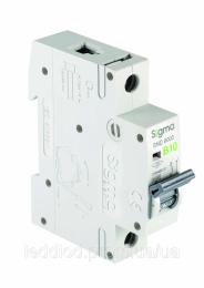 Автоматичний вимикач Sigma 6кА 1P 10А С (6SM110C)