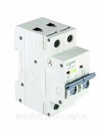 Автоматичний вимикач Sigma 6кА 2P 16А С (6SM216C)