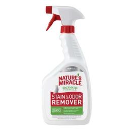 Засіб 8in1 Nature_s Miracle Cat Stain and Odor Remover Spray для усунення плям та запахів від котів 946 мл (680111/6974 USA)