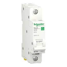 Автоматичний вимикач Schneider Electric RESI9 6kA 1P 16A В (R9F02116)