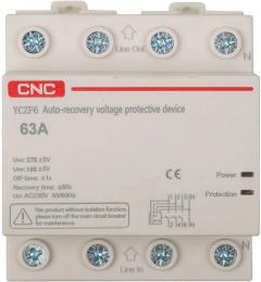 Запобіжник CNC YCZF6 3P + N 63A White