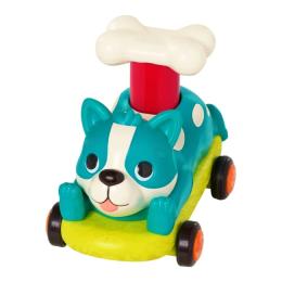Іграшкова машинка Battat Лапкомобілі Песик Turquoise (BX2504Z)
