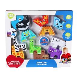 Ігровий набір Kiddi Smart ЗВІРЯТКА-ПАЗЛИКИ (4562-KS)