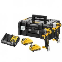 Набір з двох інструментів безщіткових DeWALT DCK2110L2T