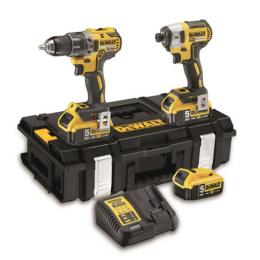 Набір з двох інструментів безщіткових DeWALT DCK266P3