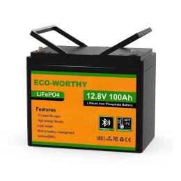Акумулятор для ДБЖ Viatec Eco-Worthy LiFePO4 12V 100Ah bluetooth