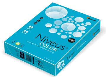 Папір Mondi Niveus COLOR Intensive A4, 80g, 500sh Blue (A4.80.NVI.AB48.500)