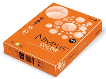 Папір Mondi Niveus COLOR Intensive A4, 80g, 500sh Orange (A4.80.NVI.OR43.500)
