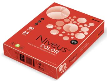 Папір Mondi Niveus COLOR Intensive A4, 80g, 500sh Red (A4.80.NVI.CO44.500)