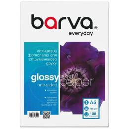 Папір BARVA IP-CE180-450 A5, 180 г/м2, Everyday, gloss, 100 ст