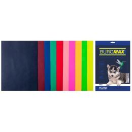Папір Buromax BM.2721050-99 А4, 80g, DARK+NEON, 10colors, 50sh