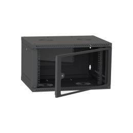 Шафа настінна Ipcom 6U, 600*600, RAL9005 (СН-6U-060х060-ДС-9005)