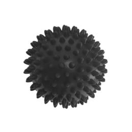 Масажний мячик EasyFit PVC 7.5 см жорсткий чорний (EF-1063-B)