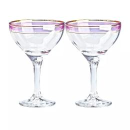 Набір келихів YiWu HP546 Pink 6 штук 200 мл