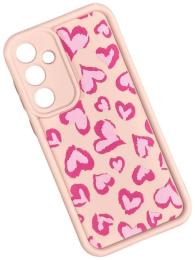 Чохол-накладка Infinity Silicon Print for Samsung Galaxy A17 4G Pink Heart