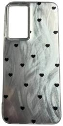 Чохол-накладка Infinity Silicon Print for Samsung Galaxy A17 4G Silver Heart