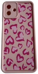 Чохол-накладка Infinity Silicon Print for Samsung Galaxy A07 4G Pink Heart 2