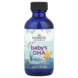Рибячий жир для дітей Nordic Naturals Babys DHA wit (NOR-53787) з вітаміном D3