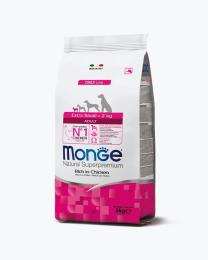 Сухий корм для собак Monge Extra Small Adult Rich in Chicken 3 кг (8009470011426)