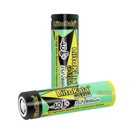 Акумулятор LiitoKala LT28A 2800mAh 18650 Li-Ion Black Green
