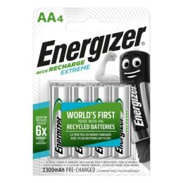 Акумулятор Energizer Recharge HR6 AA 2300mAh EXTREME 4 шт (ENERHR62300)