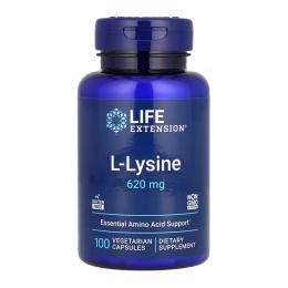 Лізин Life Extension L-Lysine 620 mg - 100 vcaps (2023-10-6813)