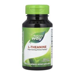 Амінокислота Natures Way L-Theanine - 60 vcaps (2023-10-6428)