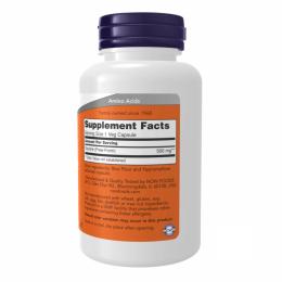 Таурин Now Foods TAURINE 500mg - 100 caps (2022-09-1174)