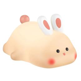 Нічник Hoco HX16 1200 mAh Silicone lamp Rabbit White (6942007672764)