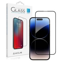 Захисне скло Acclab Full Glue ESD для Apple iPhone 14 Pro Max Black