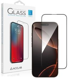 Захисне скло Acclab Full Glue ESD Apple iPhone 16/15/14 Pro Black