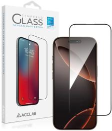 Захисне скло Acclab Full Glue ESD для Apple iPhone 16 Pro Max Black