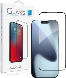 Захисне скло Acclab Full Glue ESD для Apple iPhone 17 Pro Max Black