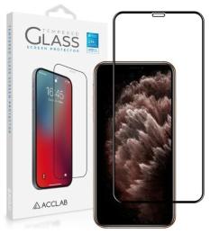 Захисне скло Acclab Full Glue ESD для Apple Iphone XS Max/11 Pro Max Black