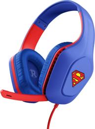 Накладні навушники TRUST GXT415SM Zirox Superman edition, 3.5мм Blue