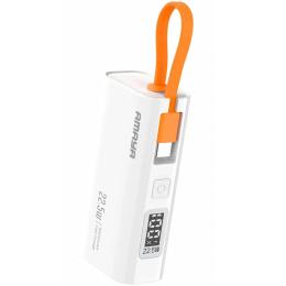 Зовнішній портативний акумулятор Amaya FD39 5000 mAh White 22.5W