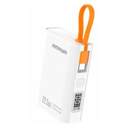 Зовнішній портативний акумулятор Amaya FD50 10000 mAh White 22.5W
