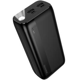 Зовнішній портативний акумулятор Borofone BJ86A Victoria 30000 mAh Black