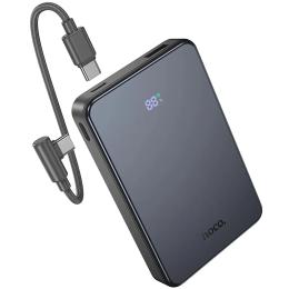 Зовнішній портативний акумулятор Hoco J170 Starlight 10000 mAh Metal Gray 22.5W+PD20W with cable