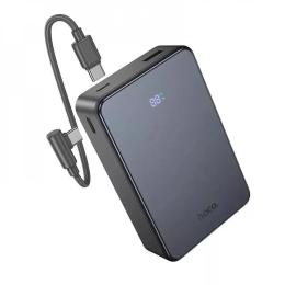 Зовнішній портативний акумулятор Hoco J170A Starlight 20000 mAh Metal Gray 22.5W+PD20W with cable