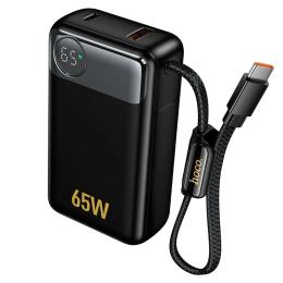 Зовнішній портативний акумулятор Hoco Q53 Skillful 12000 mAh Black PD65W