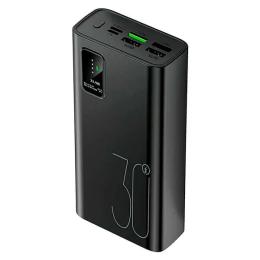 Зовнішній портативний акумулятор WALKER WB-730 30000mAh Black