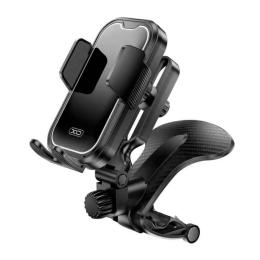 Тримач в авто XO C186 Instrument panel clamp arm bracket Black (6975837587861)