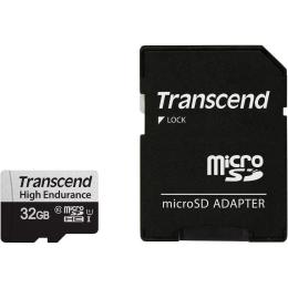 Карта памяті Transcend 32GB microSD w/adapter U1 High Endurance (TS32GUSD350V)