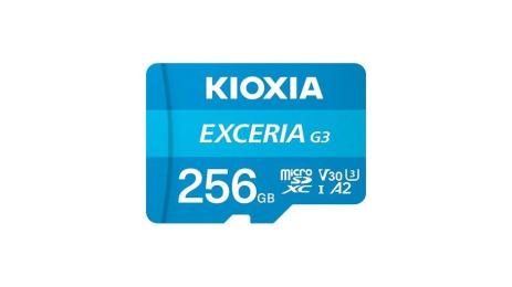 Карта памяті Kioxia EXCERIA G3 microSDXC 256GB U3 V30 W/A (LMEX3L256GG2)