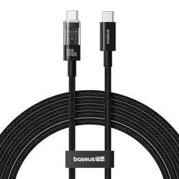 Дата-кабель Baseus Gem Series Fast Charging Data Cable Type-C (тато)  -  Type-C (тато), 2m Black 100W (P10373000111-01)