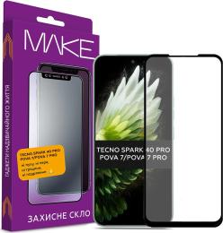 Захисне скло Make Glass Tecno Spark 40 Pro/Pova 7/Pova 7 Pro (MGF-TS40P/P7)
