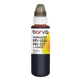 Чорнило для принтера BARVA Canon PFI-102/PFI-107 100 мл special Yellow (C107-887e)