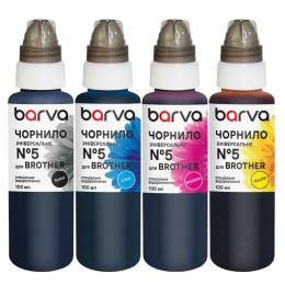 Комплект чорнил для принтера BARVA Brother BK/C/M/Y 4х100 мл (BU5-100-MP)