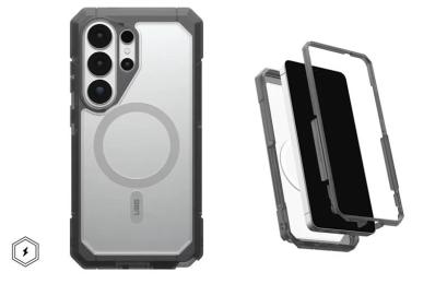 Чохол-накладка UAG для Samsung Galaxy S26 Ultra Trooper with Magnet Clear Ash (214516114G31)